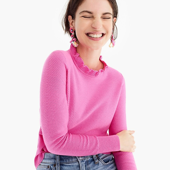 J. Crew Sweaters - J. Crew Ruffle Neck Sweater